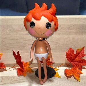 2010 Lalaloopsy Boy Doll 12" Orange Hair Ace Fender Bender